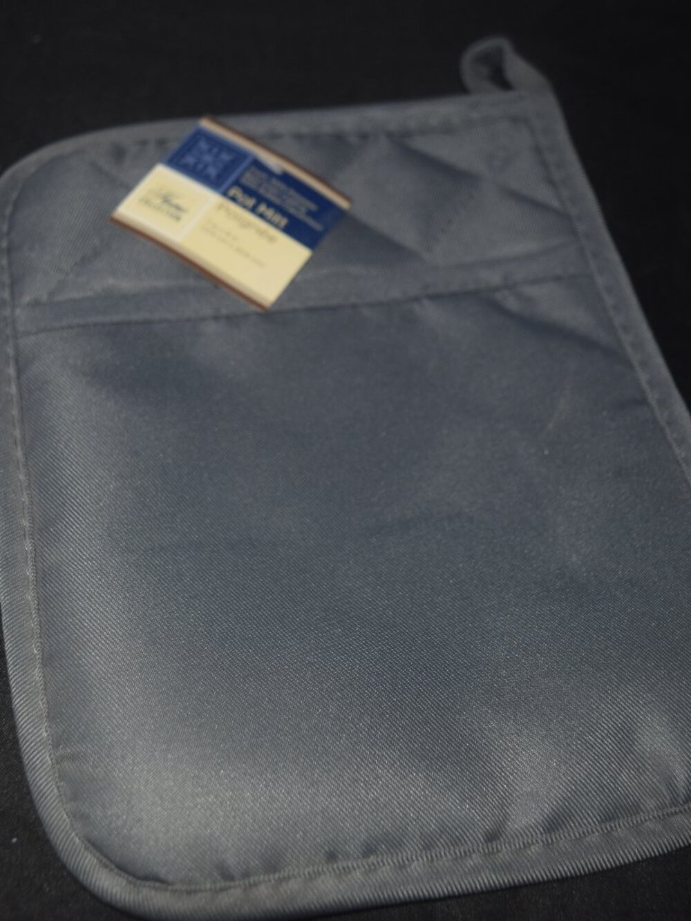 Home Collection Neoprene Pocket Pot Holder – Gray – Heat Resistant